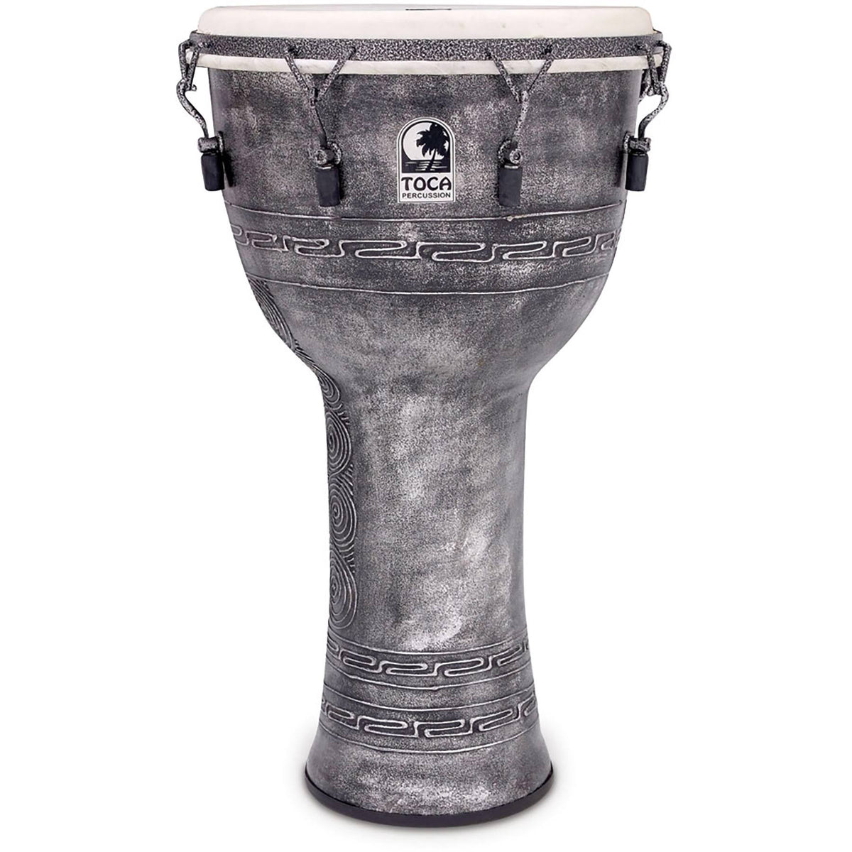 Silver Antique-Finish Djembe 14 in. W6989