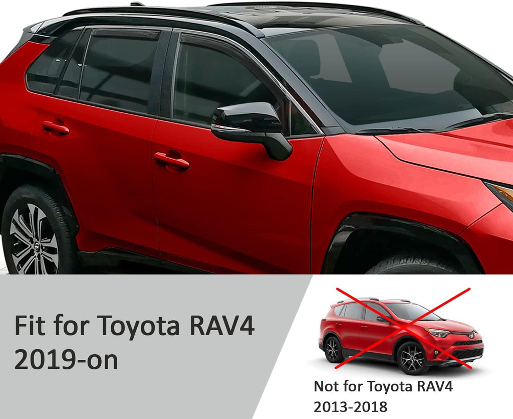 Rain Guards for Toyota Rav4 2019-2022, 4 Pieces D75246