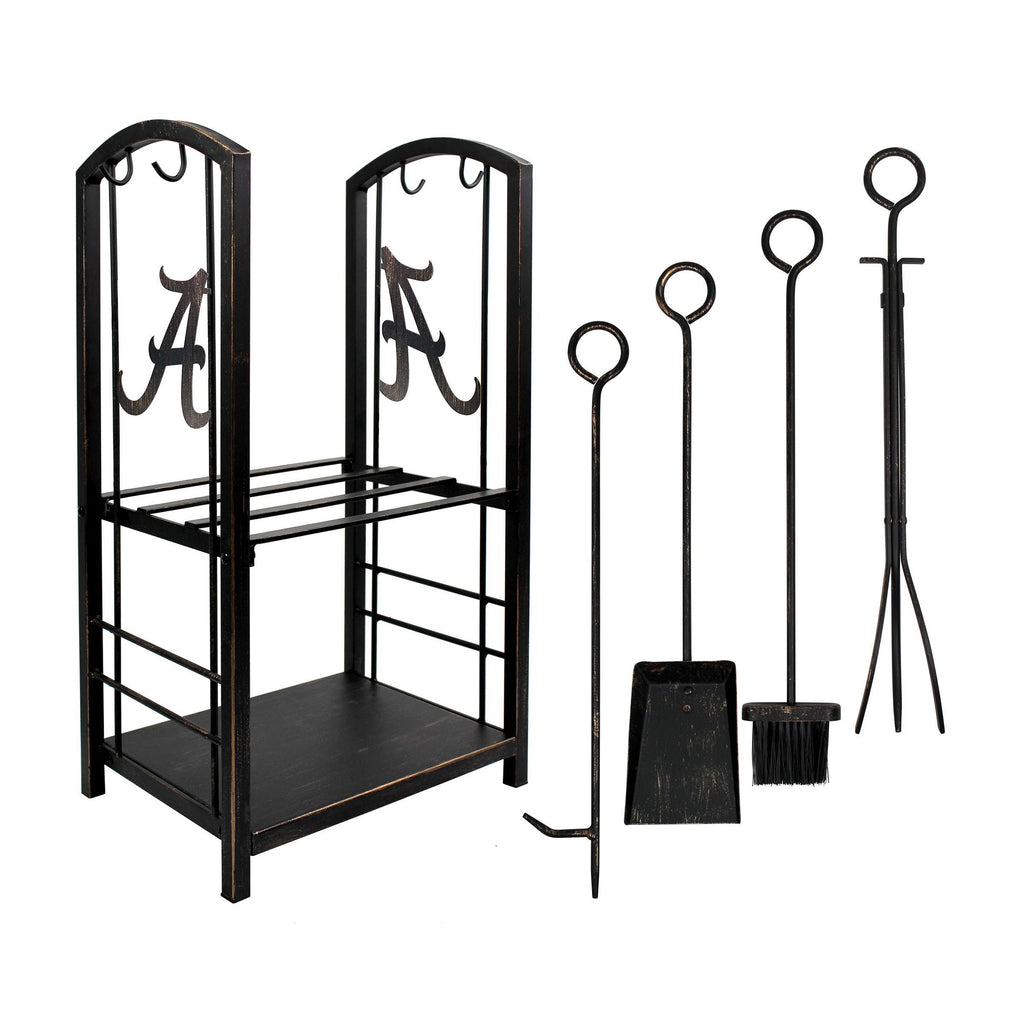 Fireplace Wood Holder & Tool Set K48534