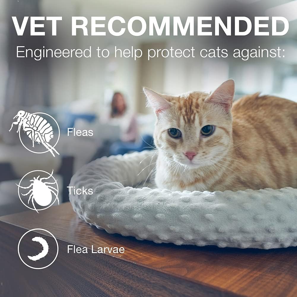 Flea and Tick Collar for Cats, 8-month Y4678