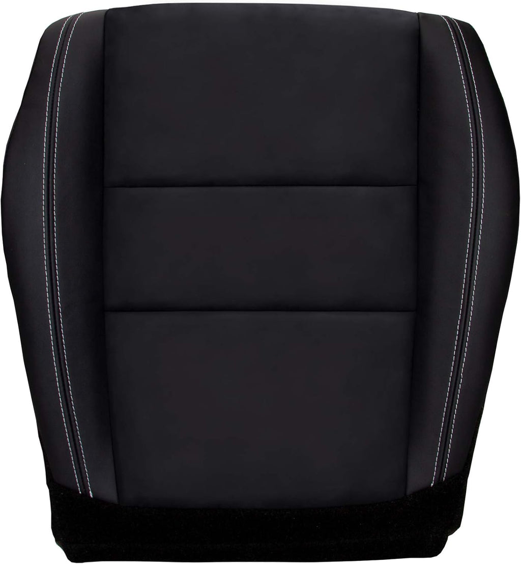 Black Perforated Leather Seat Cover A693929