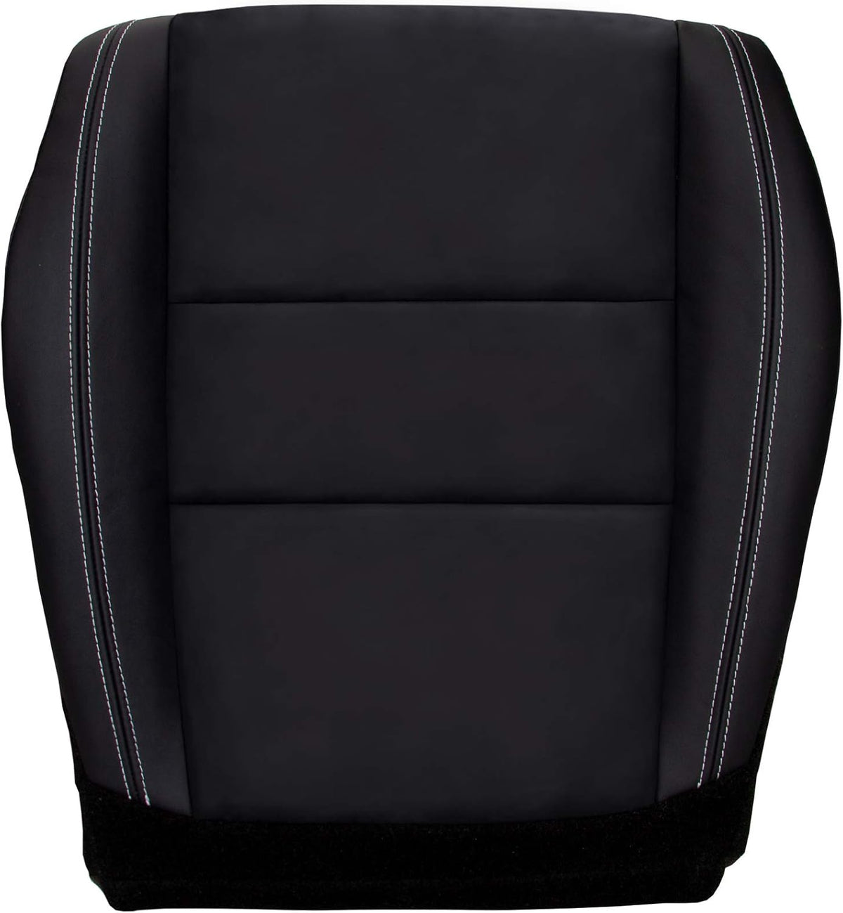 Black Perforated Leather Seat Cover A693929