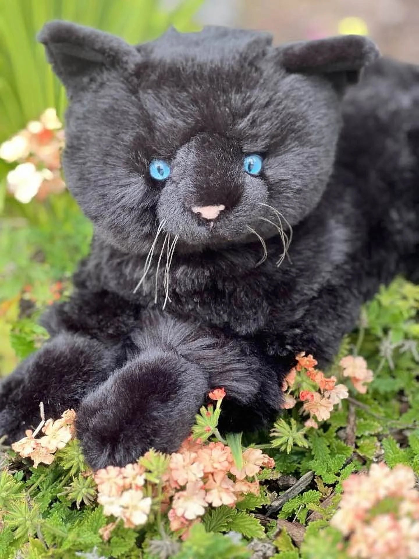 19-Inch Plush Cat with Tail J837