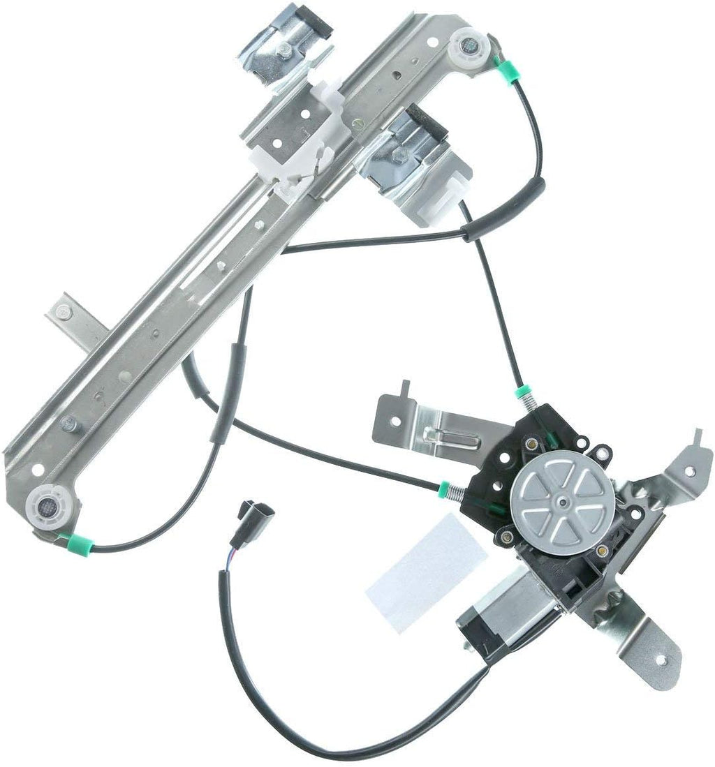 Rear Left Window Regulator with Motor for Chevrolet Tahoe GMC Yukon 2000-2006 Cadillac Escalade 2002-2006 Pack of 2 B48286