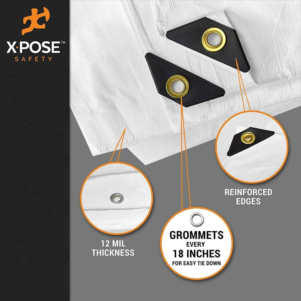 White Tarps 6 x 30, Case of 3 D45965
