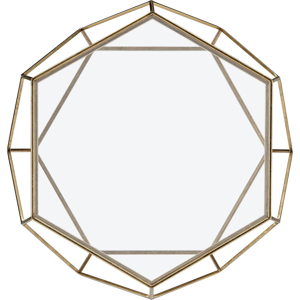 Gold Geometric Coffee Table H138