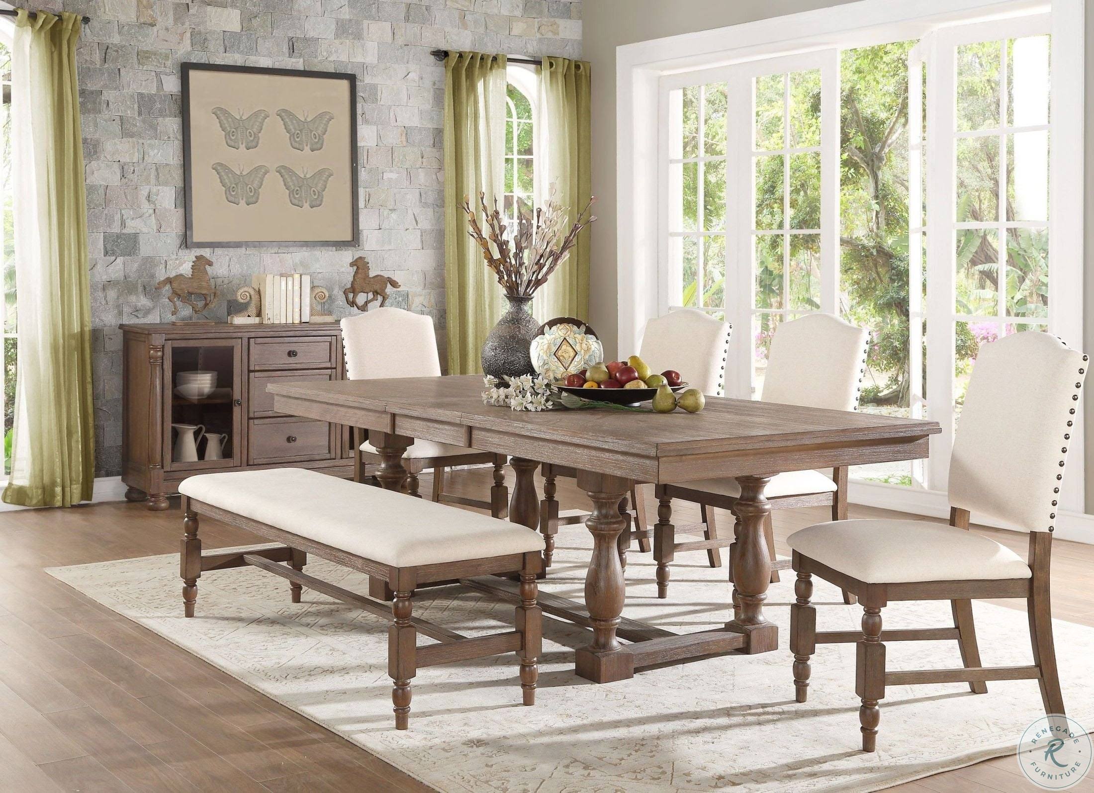 Natural Side Chair Set of 2 C215132