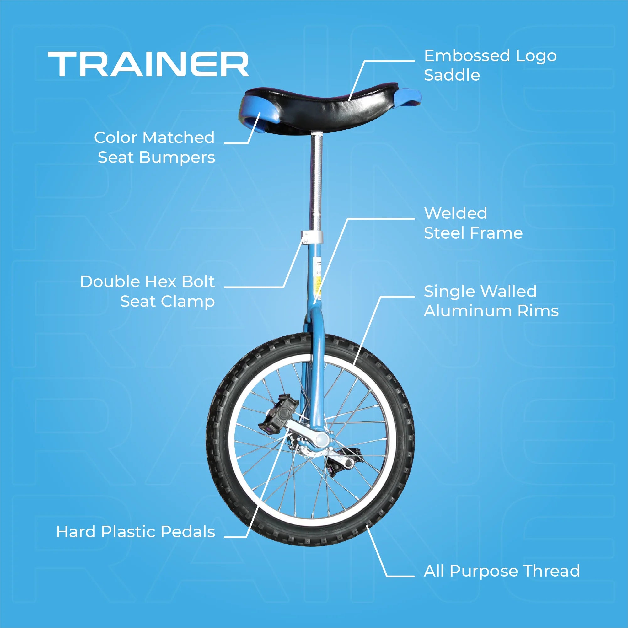 24" Beginner Training Unicycle E525