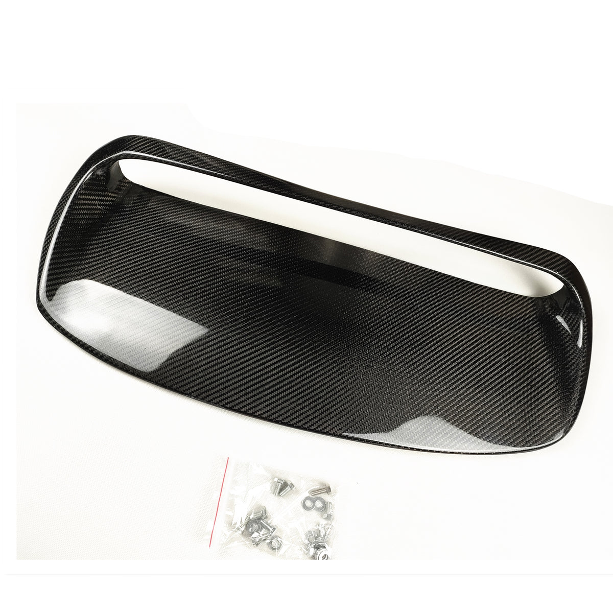 Black Carbon Fiber Hood Bonnet Vent Scoop P16966