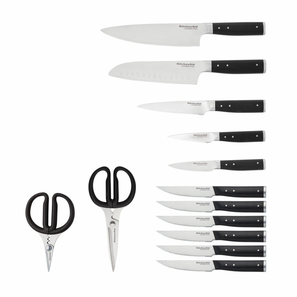 14-piece Forged Knife Block Set with Built-In Sharpener U3500