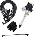 Black 8.0mm Spark Plug Wires Distributor Coil for Chevy Corvette SBC J7793