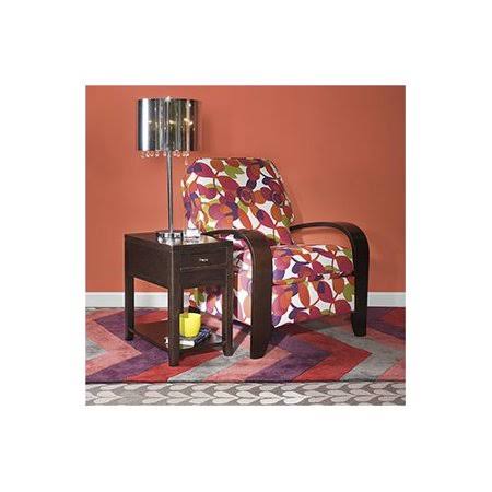 Espresso Chairside Table S68633