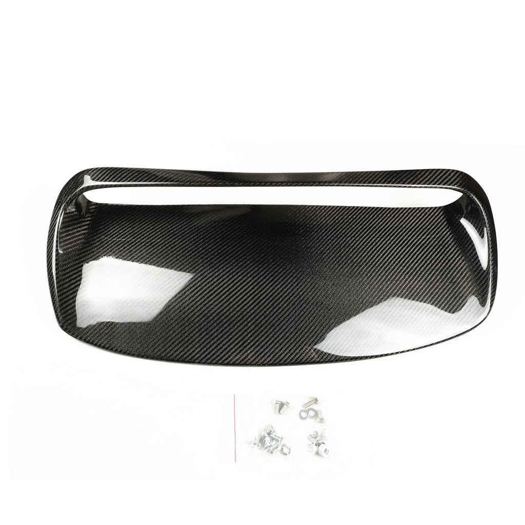 Black Carbon Fiber Hood Bonnet Vent Scoop P16966