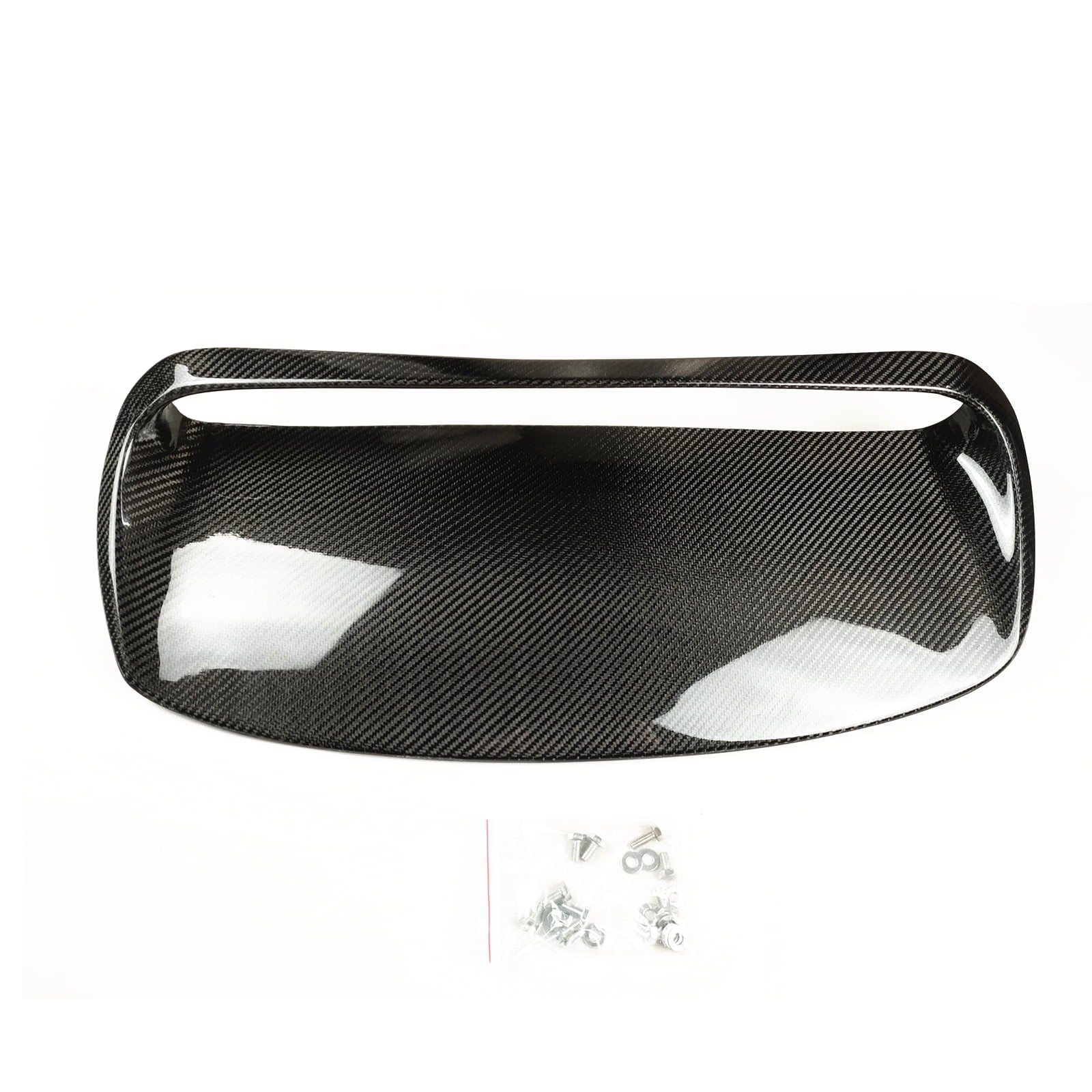 Black Carbon Fiber Hood Bonnet Vent Scoop P16966