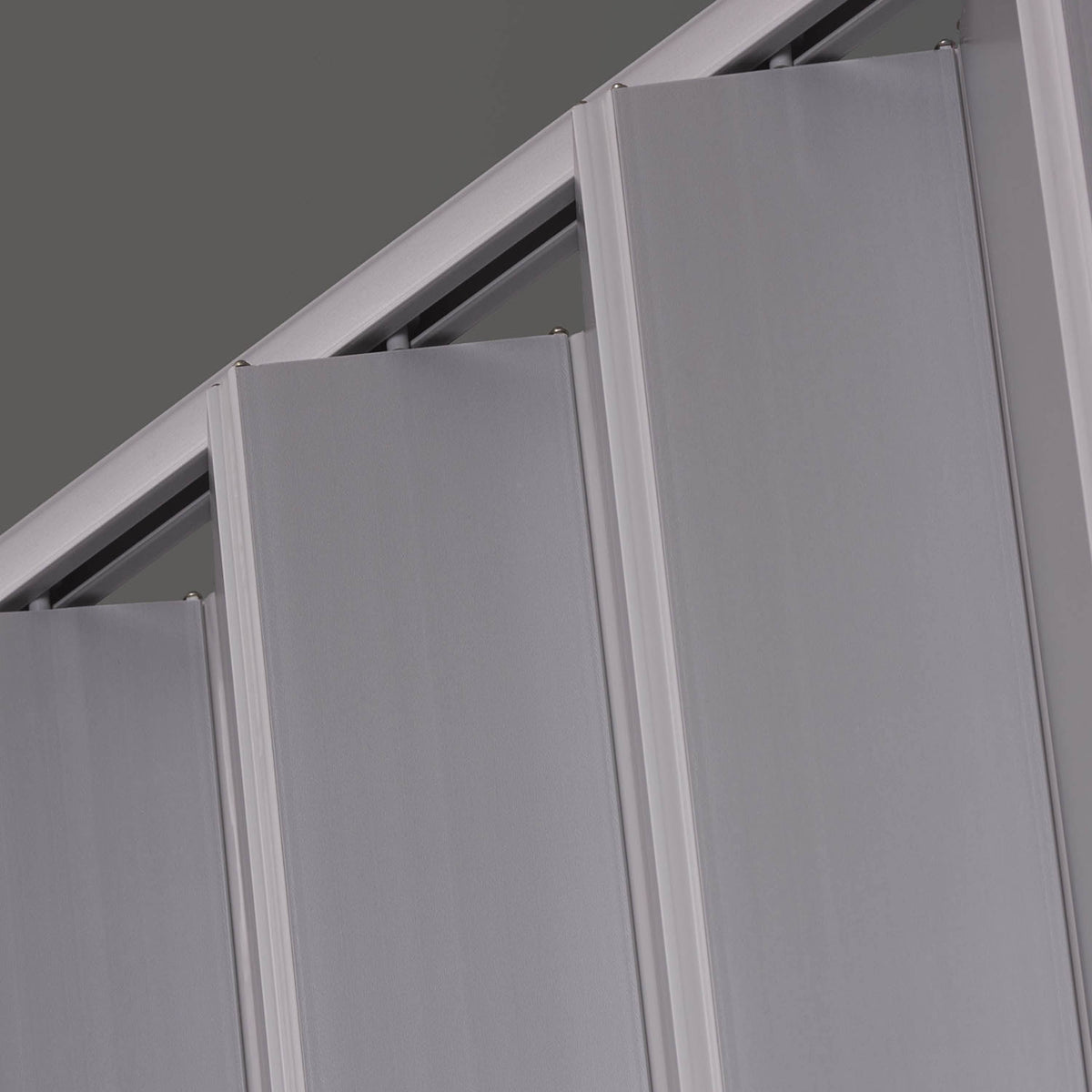 48x22W x 80x22H Satin Silver Folding Door X879733