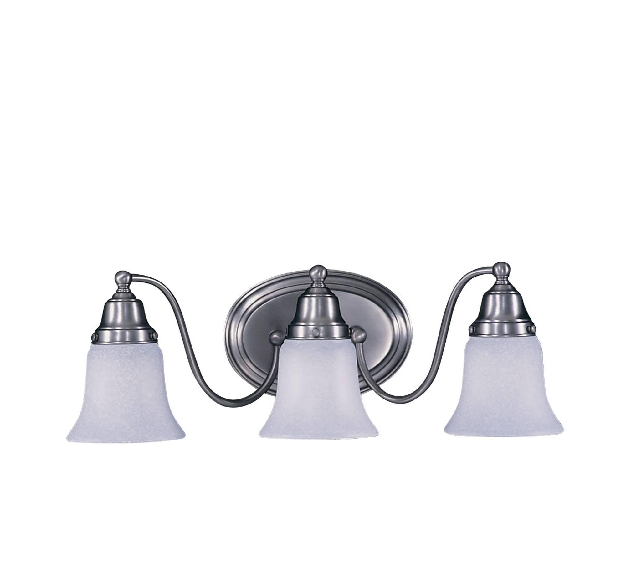 3-Light Polished Nickel Sconce F56386