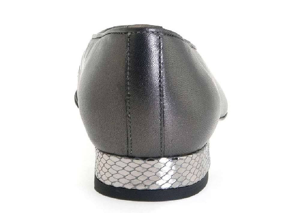 Pewter Squama Slingback Heels V538655