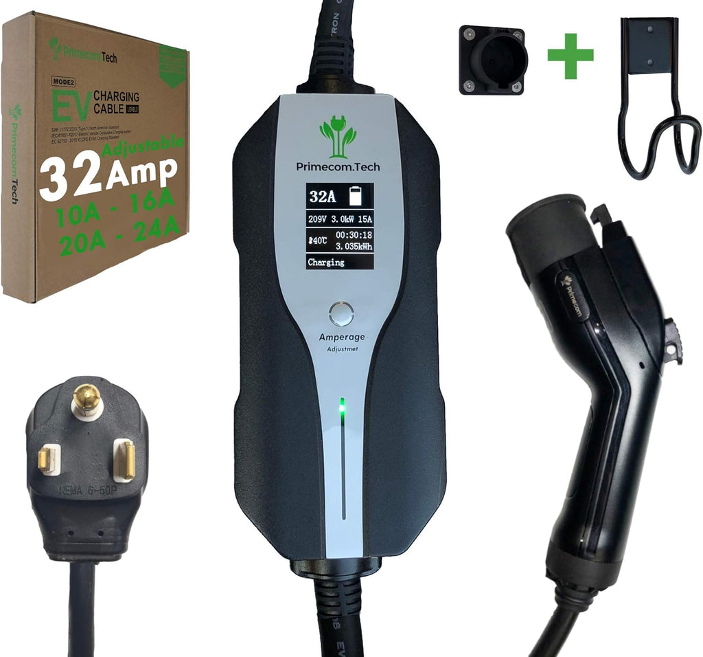 Level 2 Electric Vehicle Charger with 30Ft Cable I385