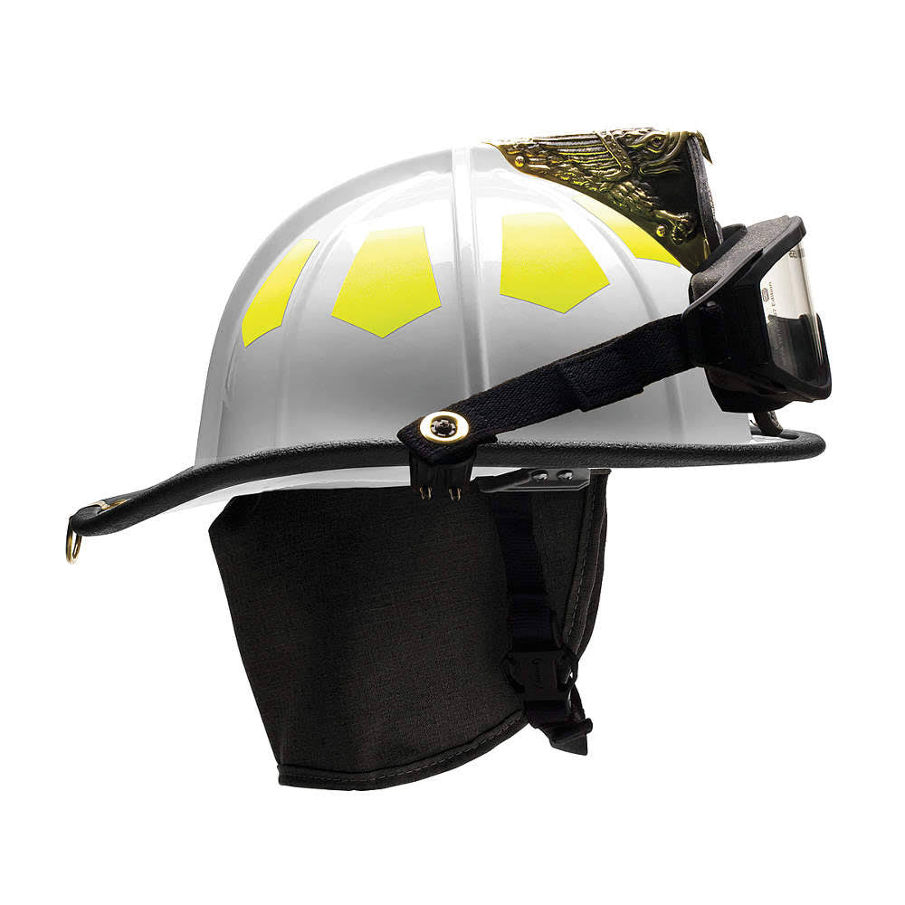 White Fiberglass Fire Helmet B20729