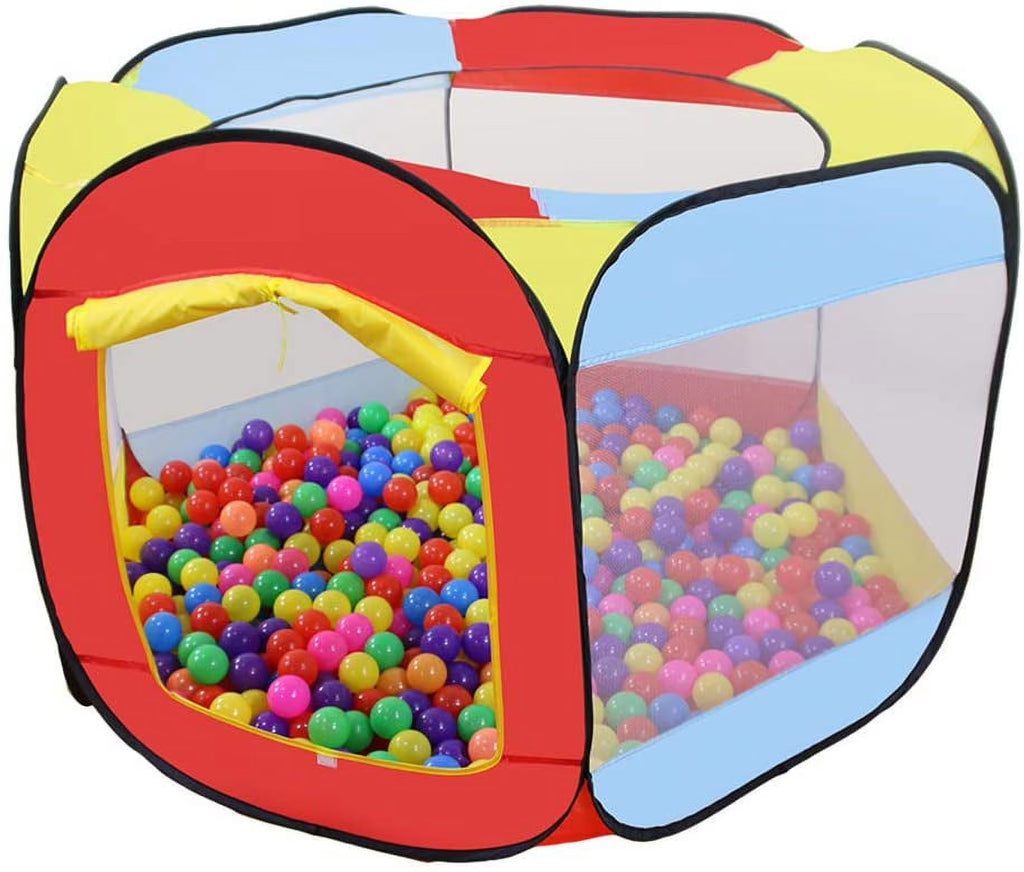 Portable Hexagon Children Ball Pit with Carry Tote R476664