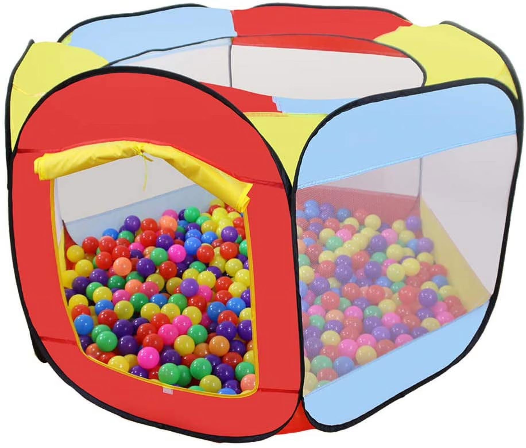 Portable Hexagon Children Ball Pit with Carry Tote R476664