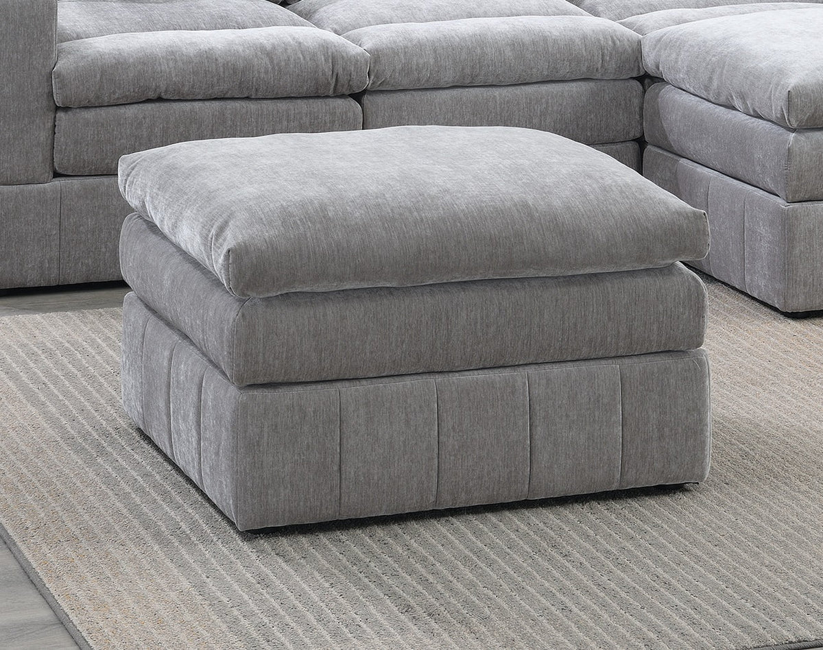 5Pc Modular Sectional Set with Ottoman V822