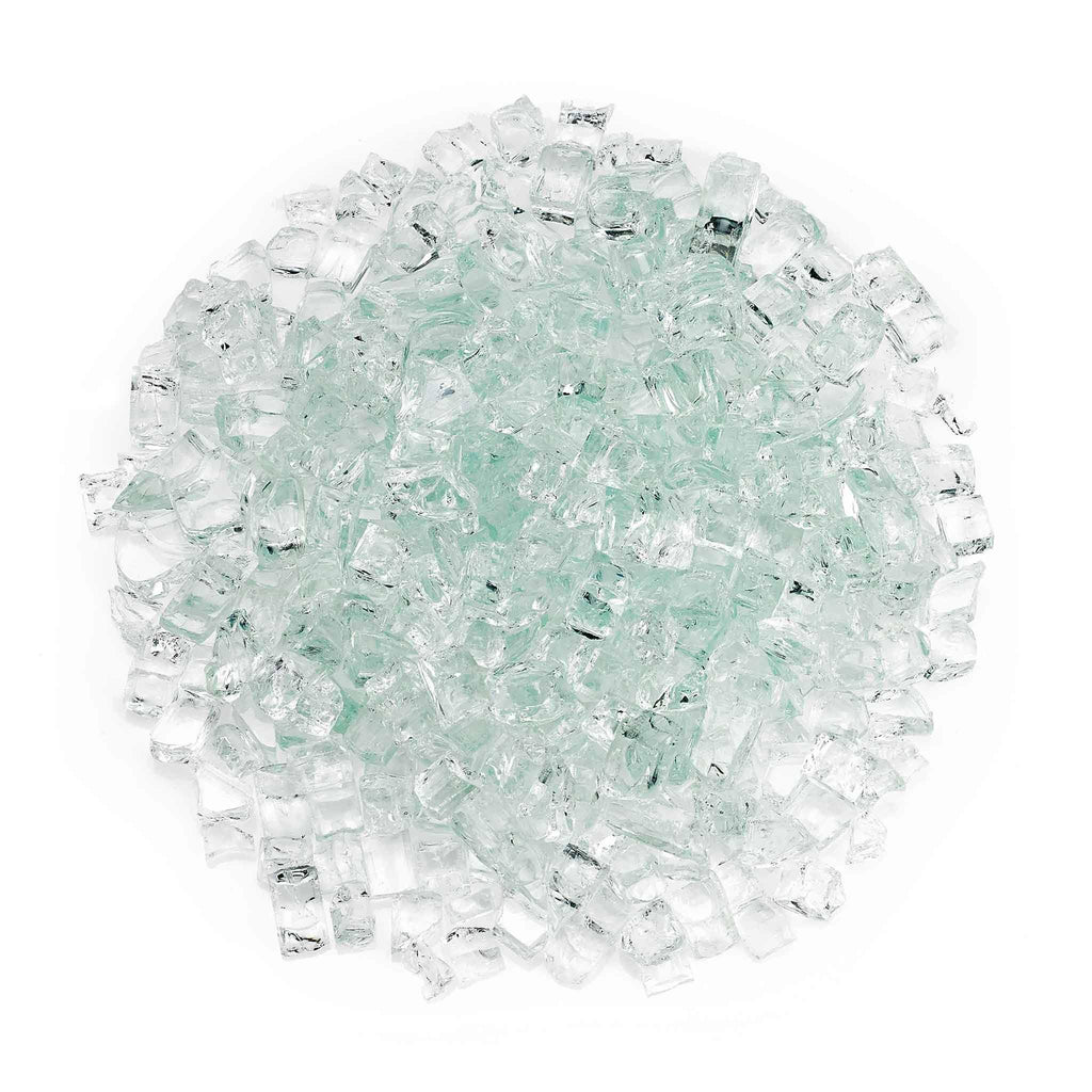 1/2x22 Clear Fire Glass (10 lb Bag) C848