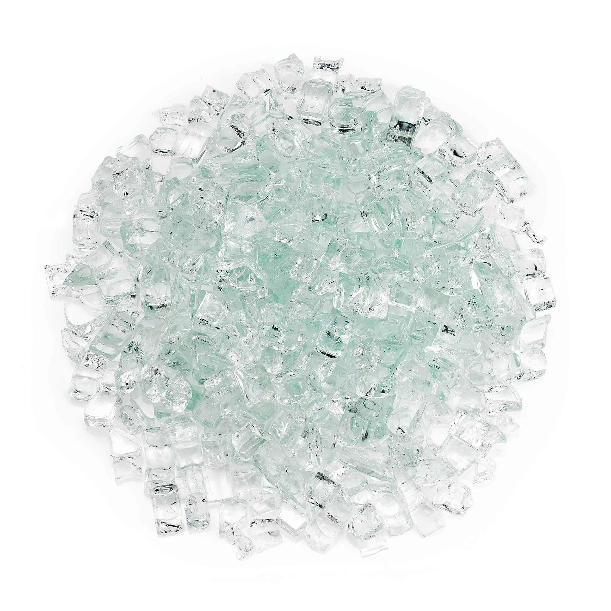 1/2x22 Clear Fire Glass (10 lb Bag) C848