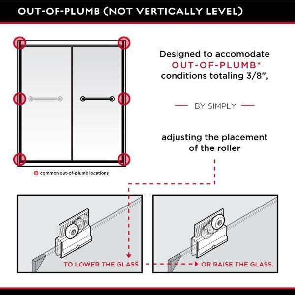 Semi-Frameless Sliding Bathtub Door in Chrome with Tranquility Glass Z231954