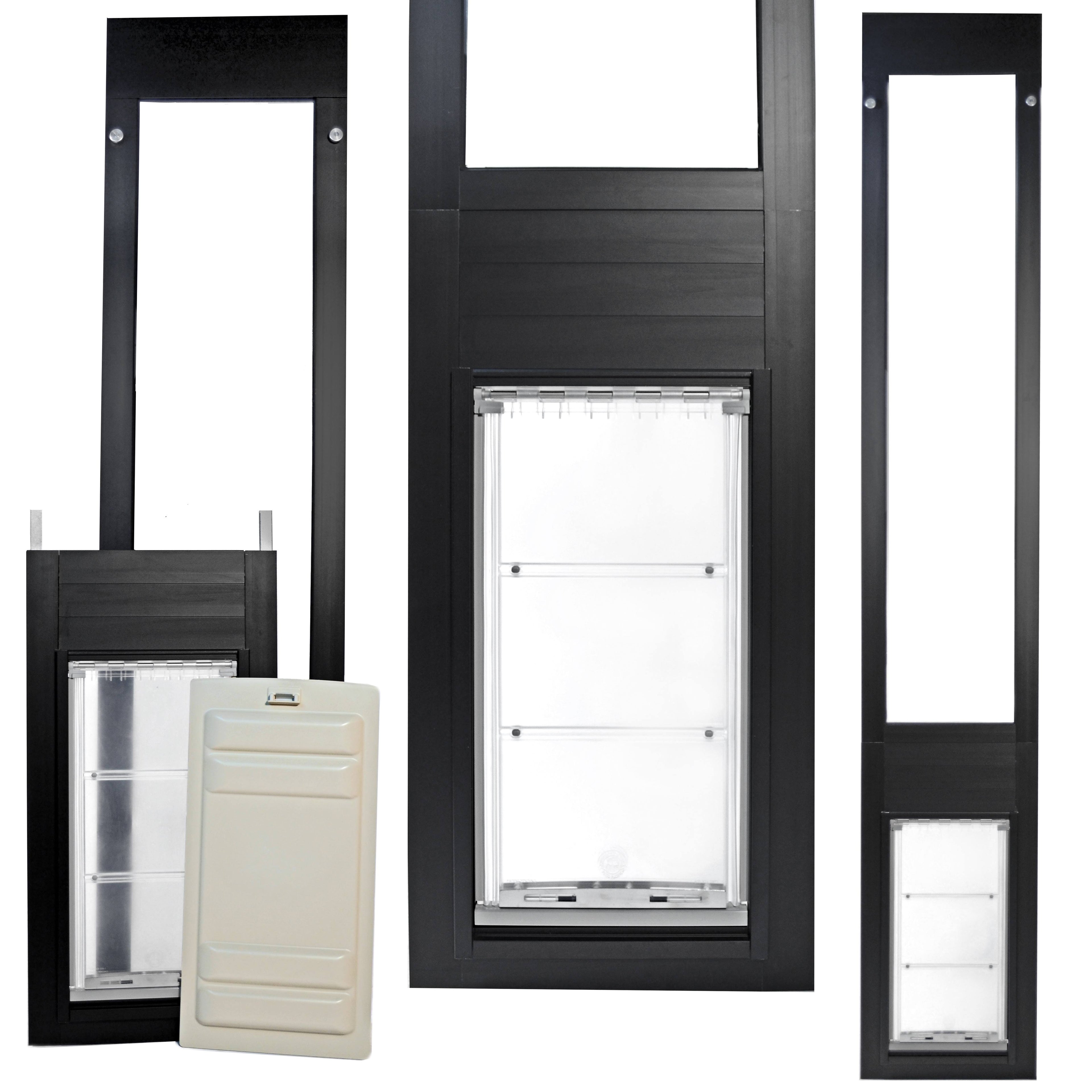 Bronze Frame Extra Large Pet Door Thermo Panel F8283