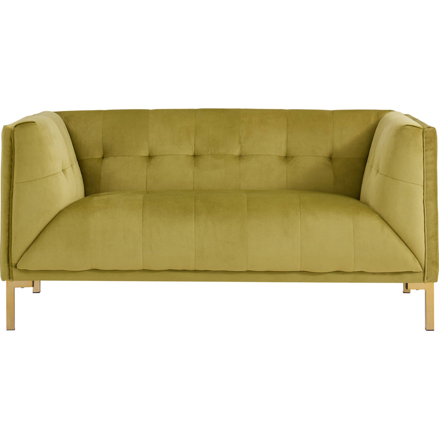 Olive Green Love Seat P8546