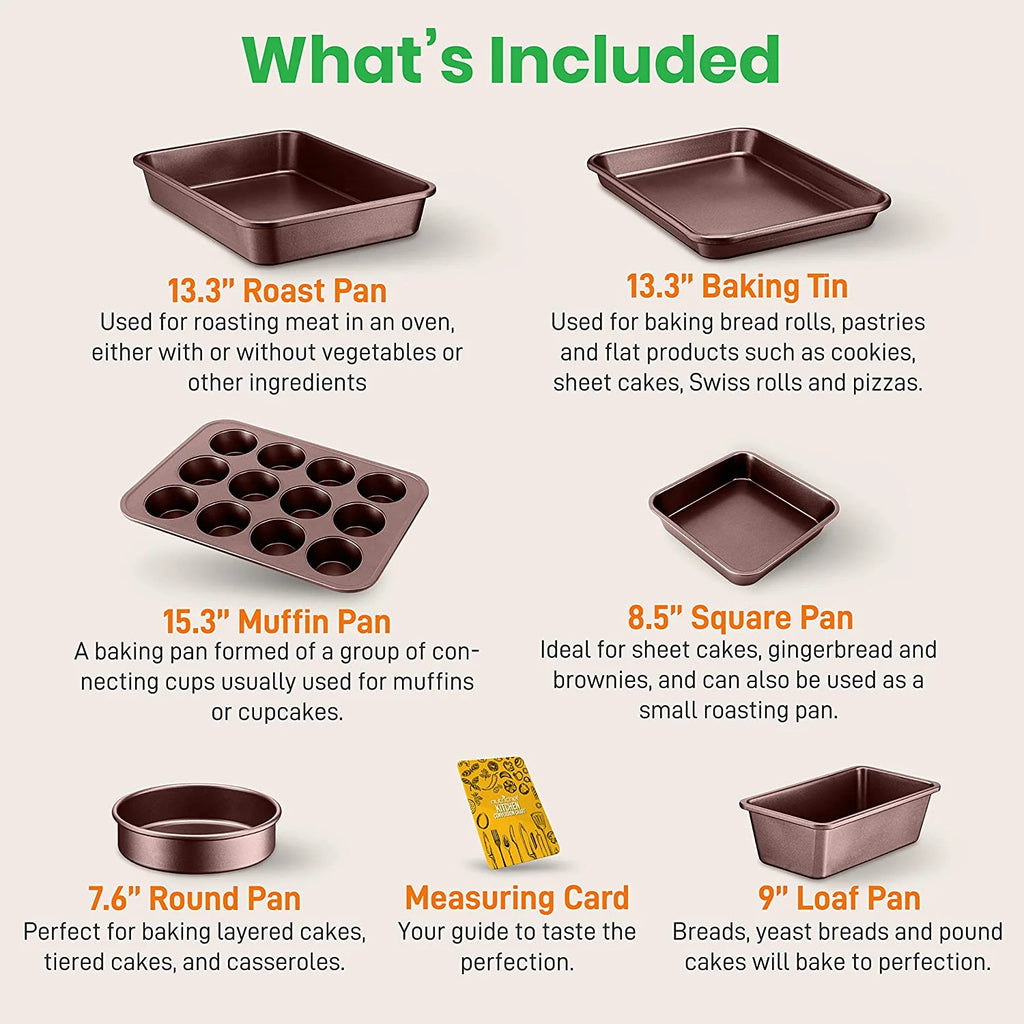 20 Piece Non Stick Pots and Pans Cookware and Bakeware Set J2455
