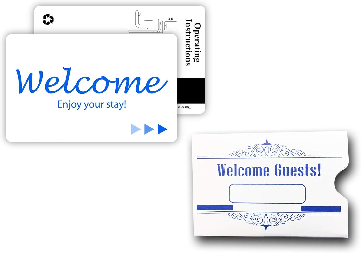 Magnetic Stripe Key Cards (500 w/envelopes) B776