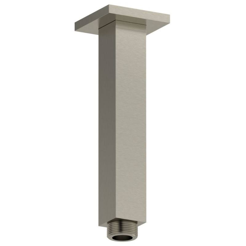 15 cm 6x22 Vertical Square Shower Arm Brushed Nickel O44608