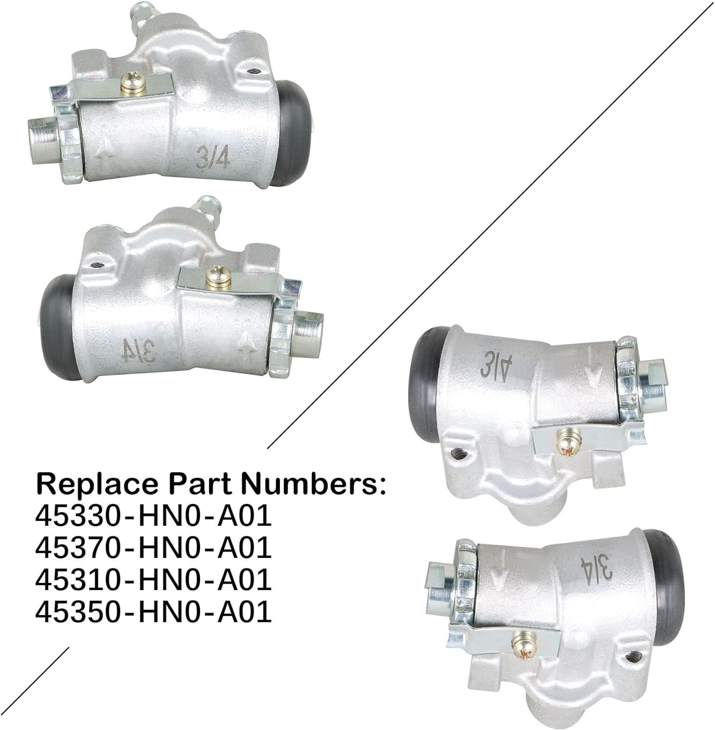 4 Pack Front Brake Wheel Cylinders Y349596