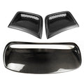 Black Carbon Fiber Hood Bonnet Vent Scoop P16966