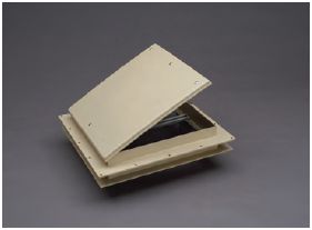 Escape Hatch/Exit Vent - 9" x 9", Colonial White U266076