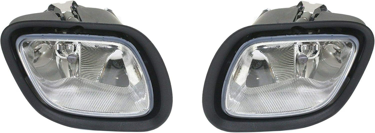 Chrome Bumper with Fog Light hole, Fog Light Pair, License Holder, 2x Windshield Wipers, 3x Face Masks S80505