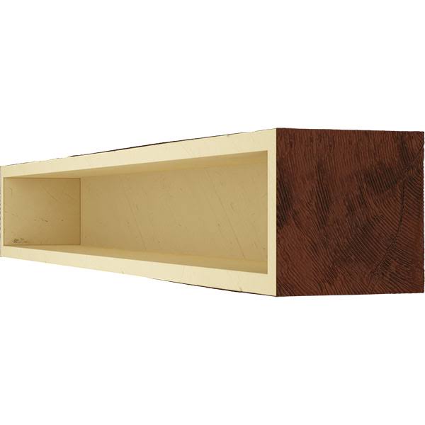 Natural Pecan Faux Wood Fireplace Mantel F216956