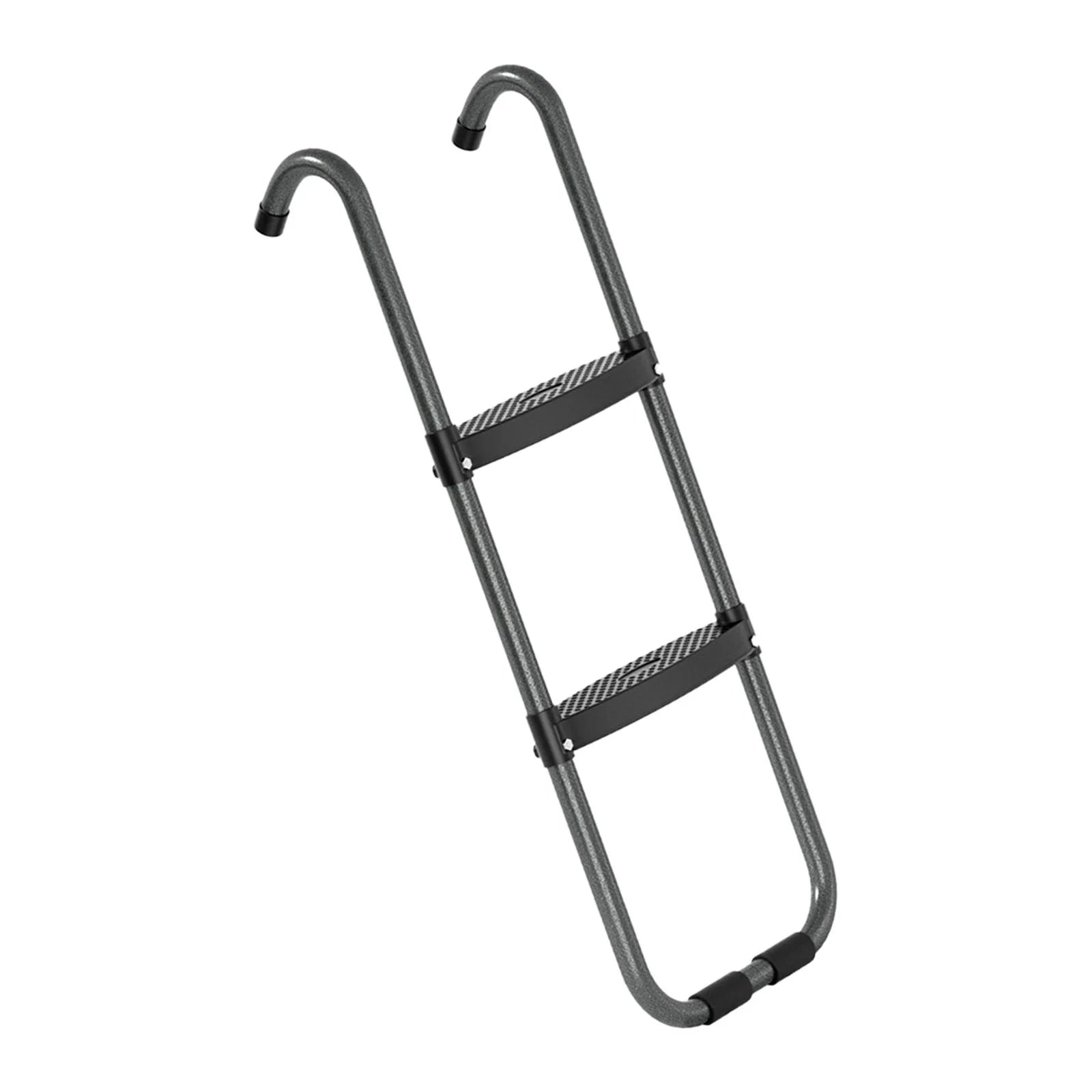 Trampoline Ladder Wide Step 2 Step High Strength Steel Climbing Ladder W24793