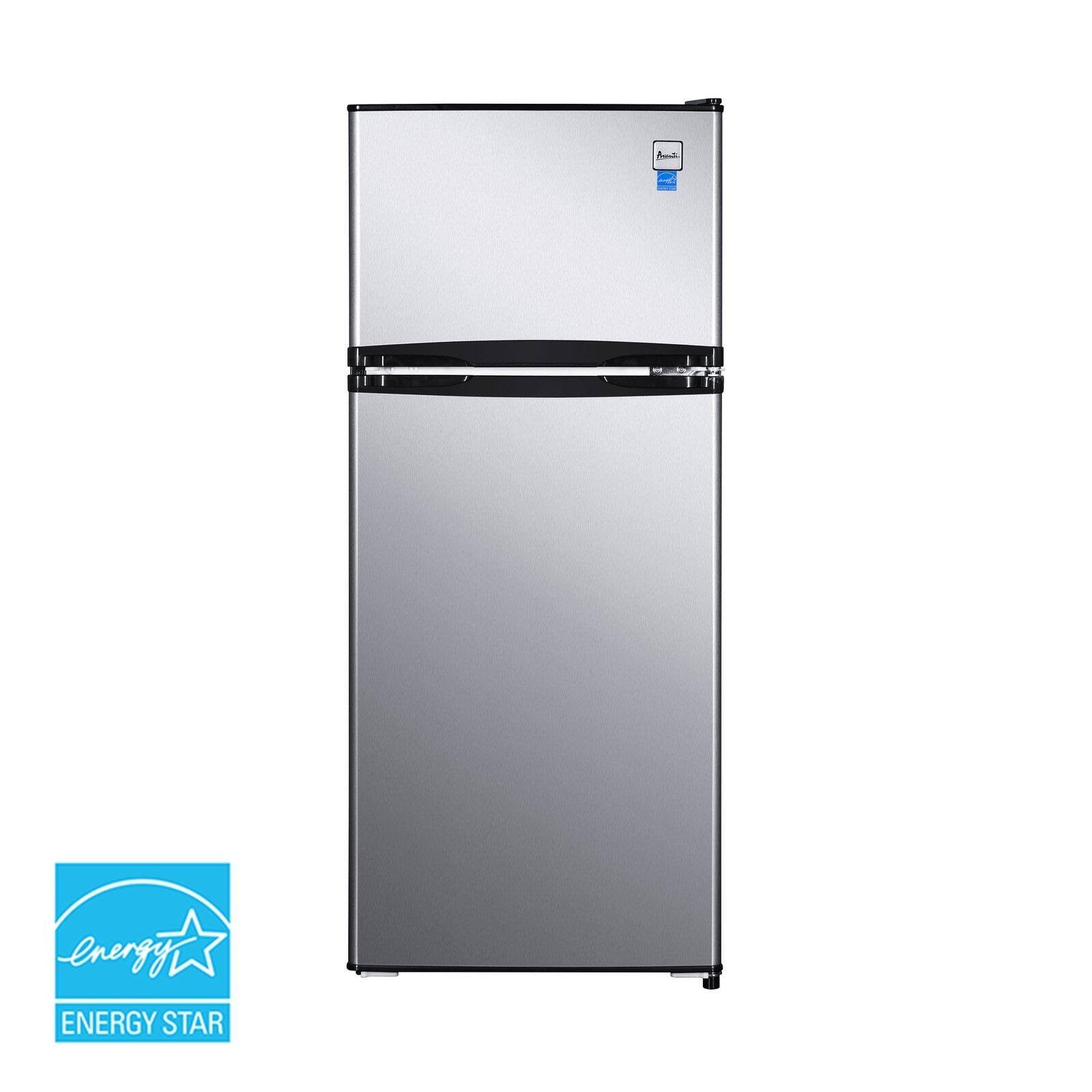 4.5 Cu ft Top Mount Refrigerator Stainless Q48144