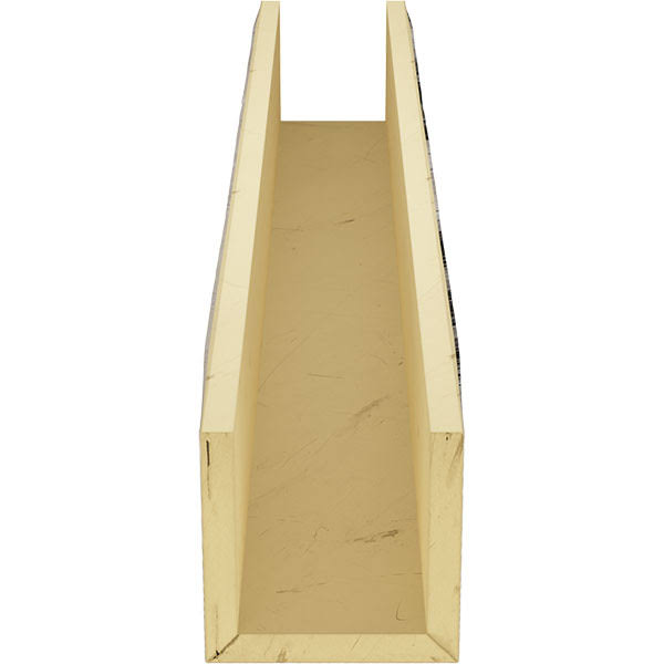 White 3-Sided Faux Wood Ceiling Beam L366635