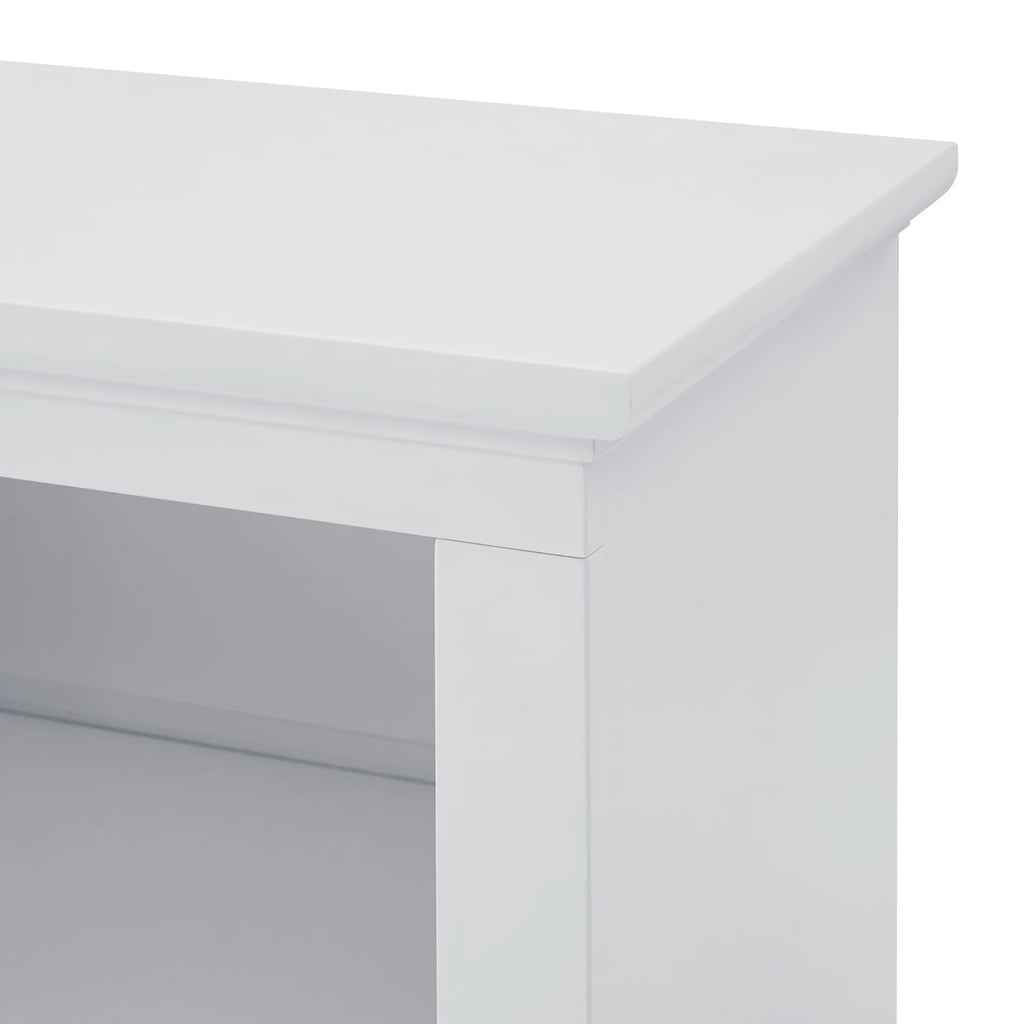 White Glass-Door TV Stand X493791