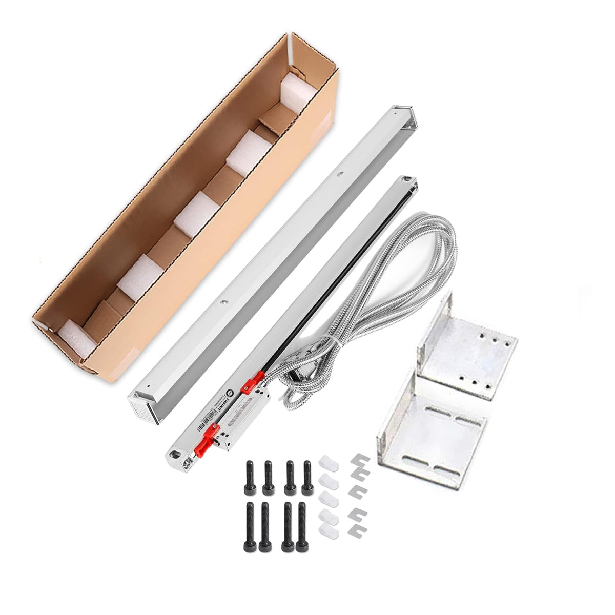 520mm 20.48inch Precision Linear Scale with Accuracy 0.002mm Aluminum Body Q584862