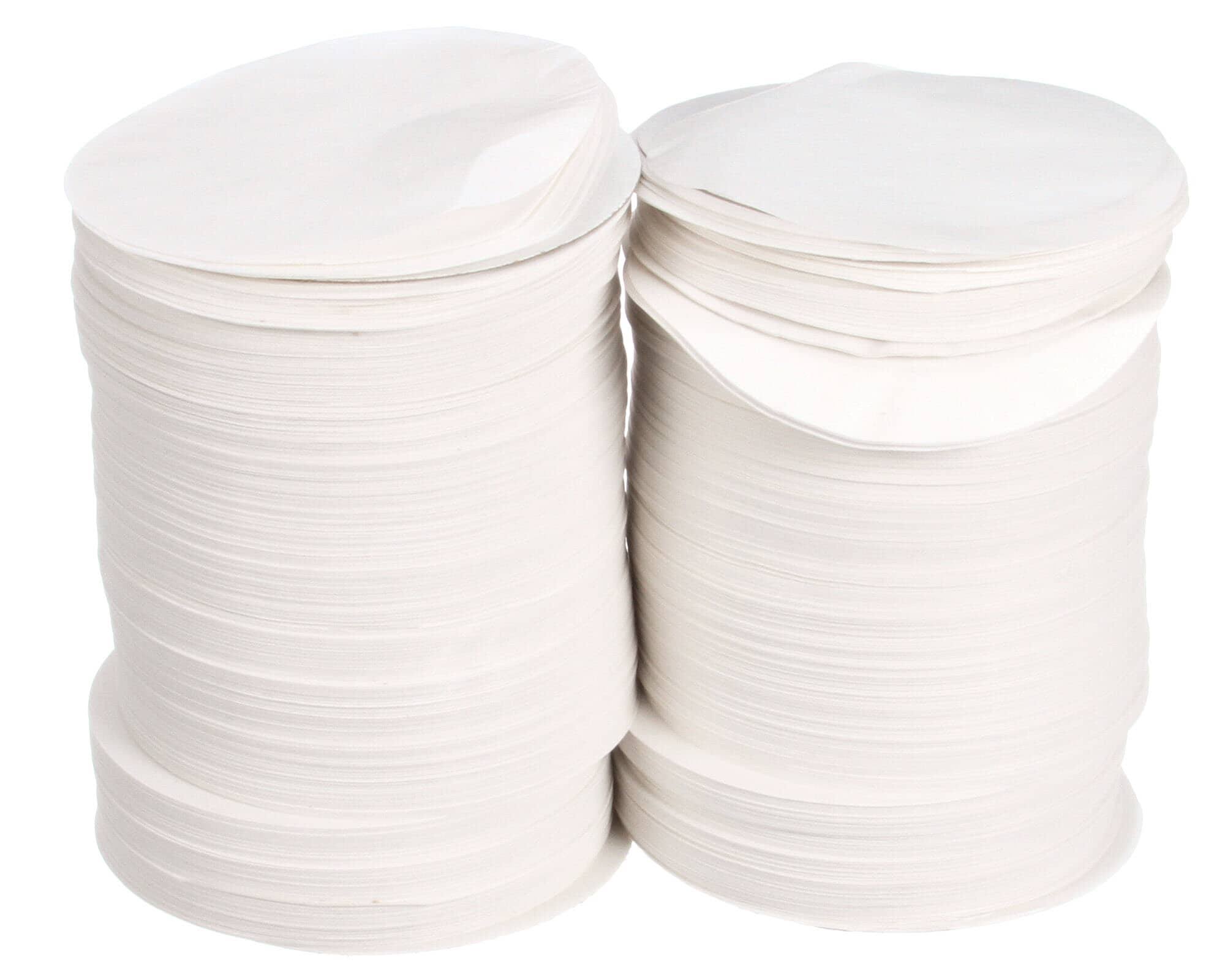 Waxed Paper Dividers, 5 in, Round H27974