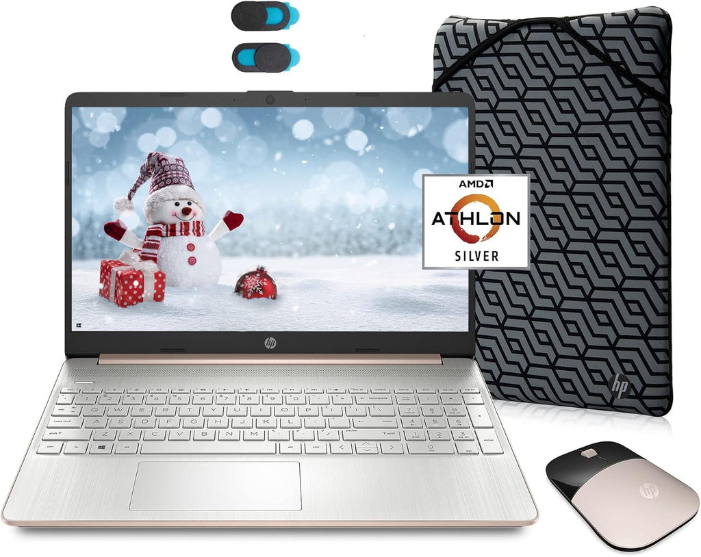 Gold 15.6" HD Laptop Computer, 4GB RAM, 128GB SSD, Windows 10 S U319611