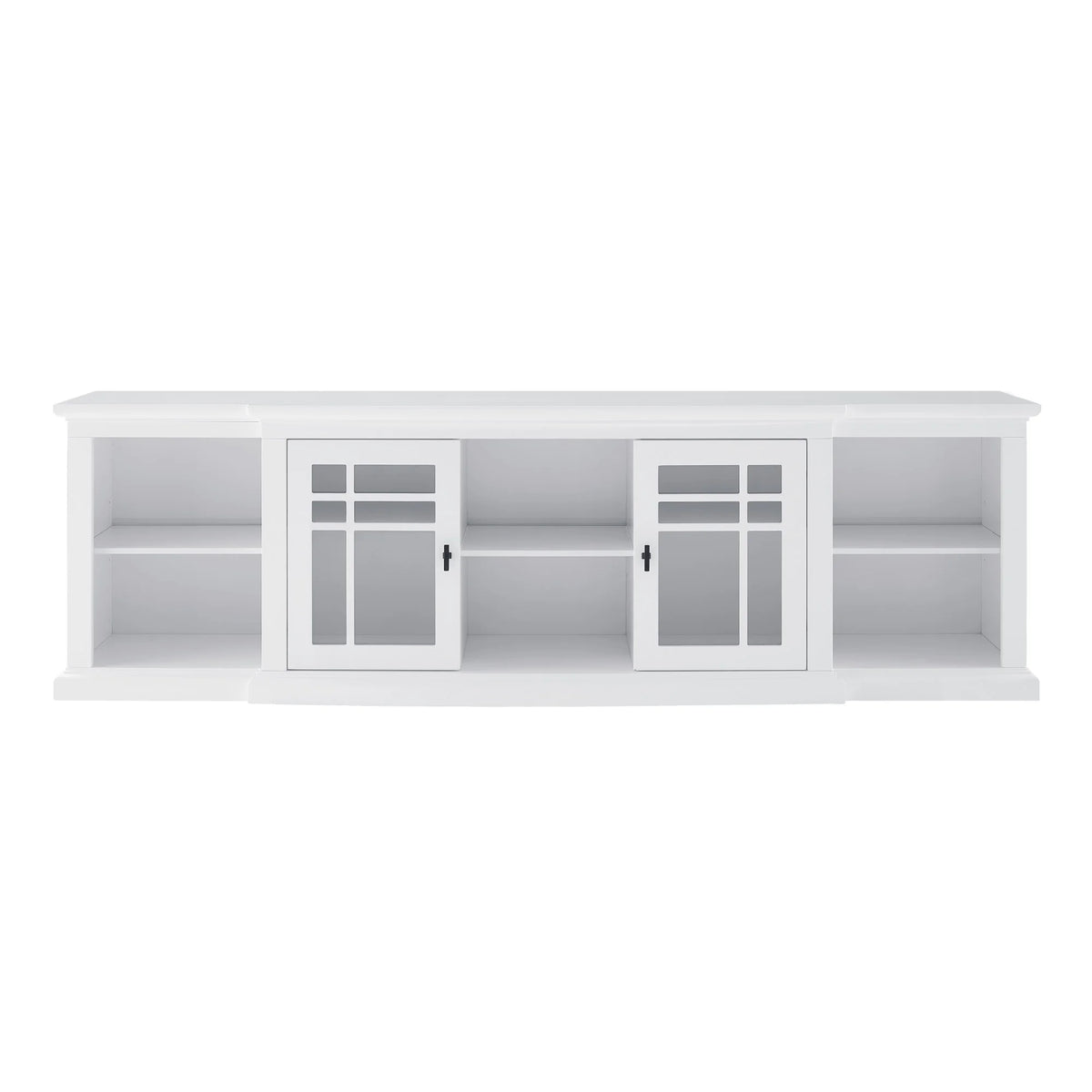 White Glass-Door TV Stand X493791