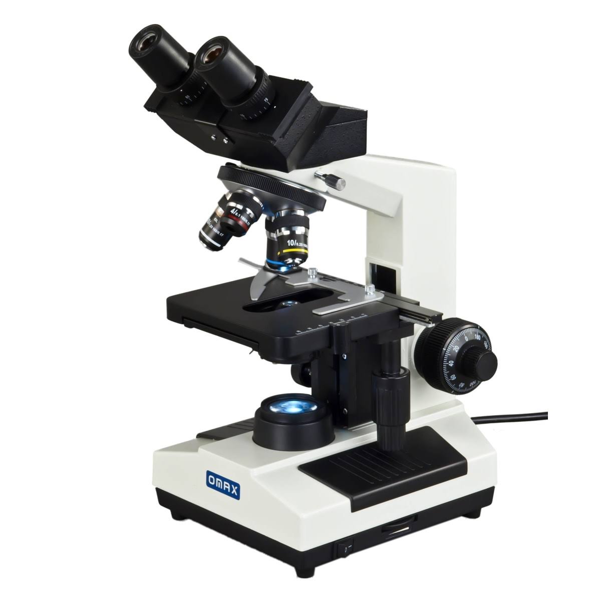 40X-2000X Compound Binocular LED Biological Microscope with Aluminum Carrying Case O2339
