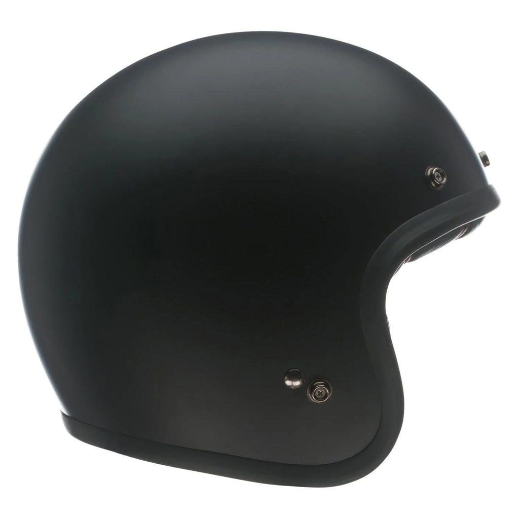 Matte Black Open Face Helmet H1349