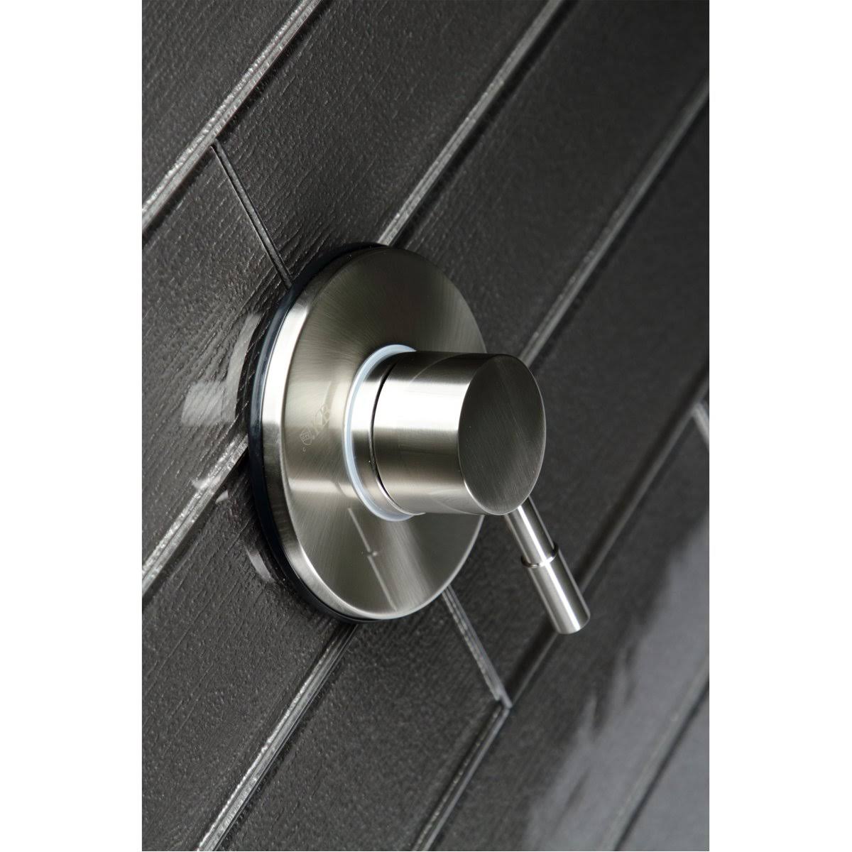 Polished Brass Three-Way Diverter Valve with Trim Kit O89792